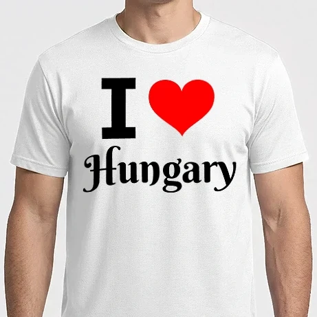 Férfi Imperial póló - I love Hungary