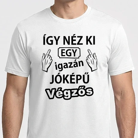 Férfi Imperial póló - Jóképű végzős