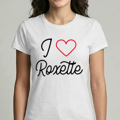 Női Imperial póló - I love Roxette