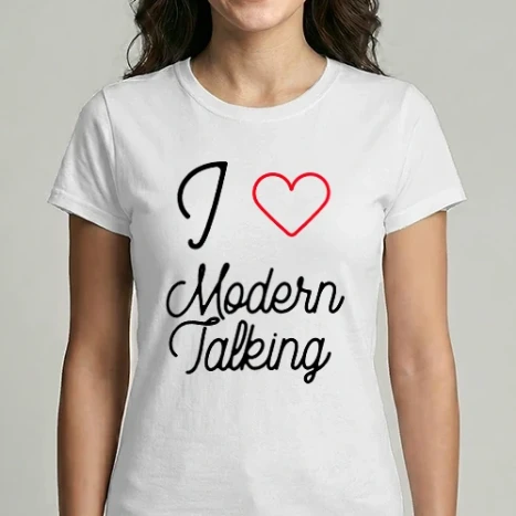 Női Imperial póló - I love Modern Talking