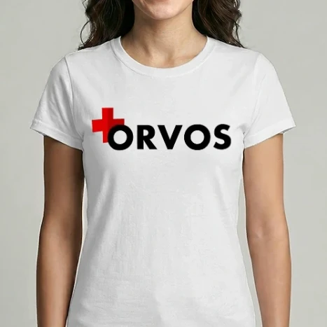 Női Imperial póló - Orvos (black)