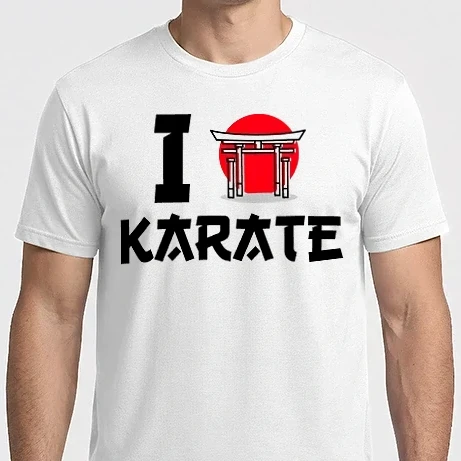 Férfi Imperial póló - I love Karate
