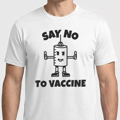 Férfi Imperial póló - SAY NO TO VACCINE