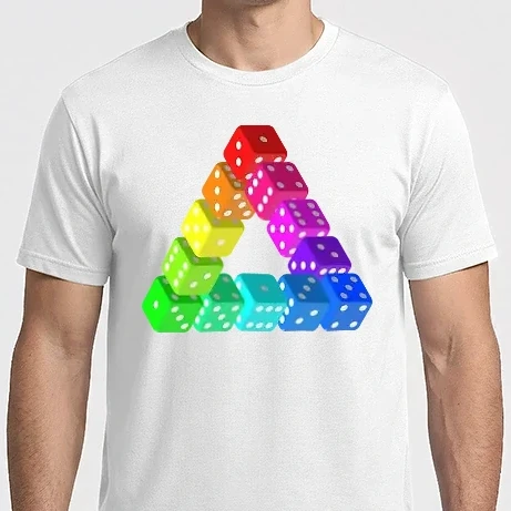 Férfi Imperial póló - Kocka illúzió