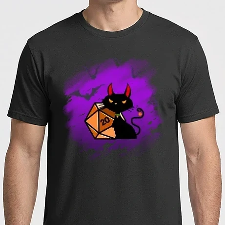 Férfi Imperial póló - Halloween Cica