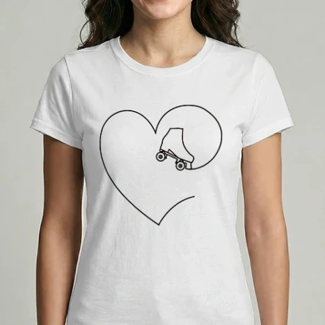 Női Imperial póló - Görkoris szív