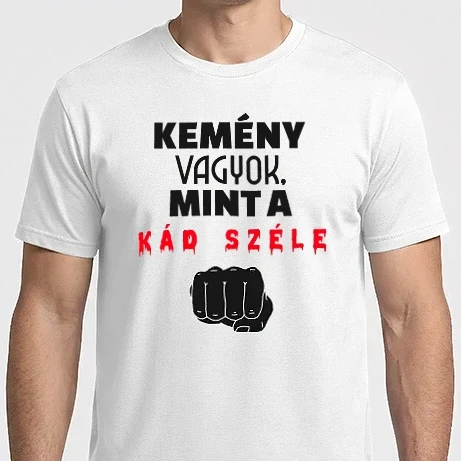Férfi Imperial póló - Kemény vagyok, mint a kád széle!