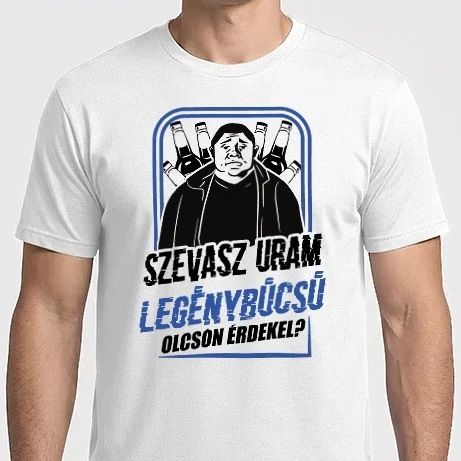 Férfi Imperial póló - Szevasz uram legénybúcsú