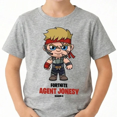 Uniszex gyerek Póló - Agent Jonesy - Fortnite Season 6