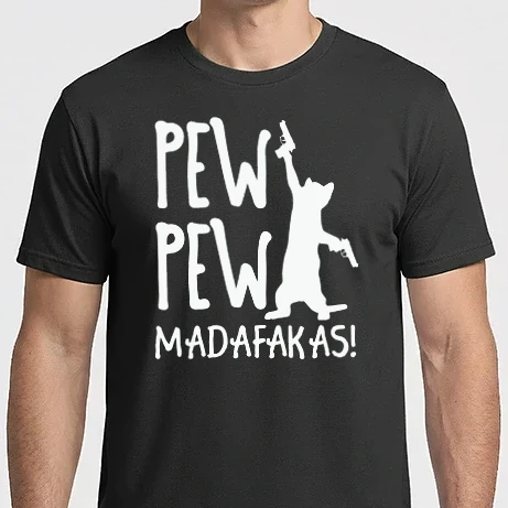 Férfi Imperial póló - Pew Pew Madafakas! 