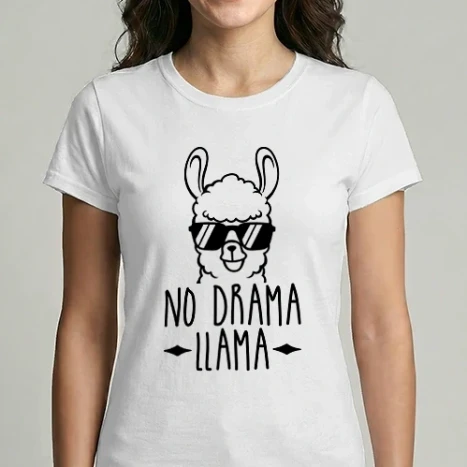 Női Imperial póló - No drama llama