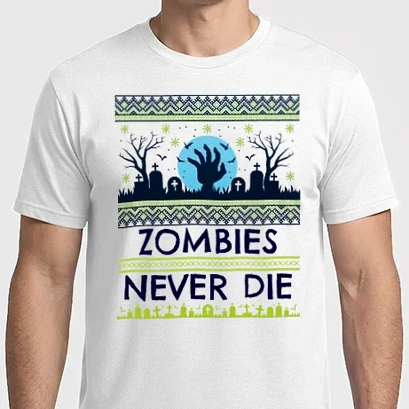 Férfi Imperial póló - Zombies Never Die