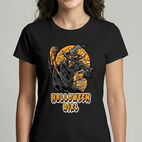 Női Imperial póló - HALLOWEEN GIRL