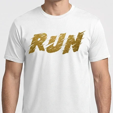Férfi Imperial póló - Run - Fuss (gold)