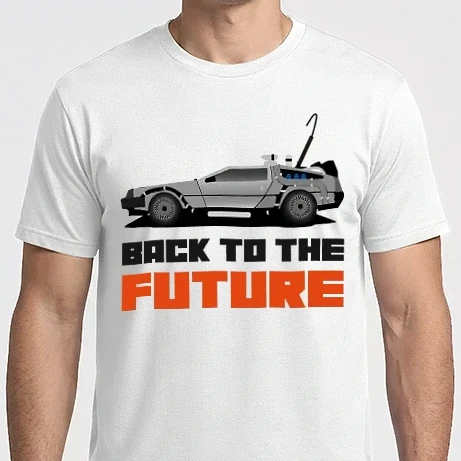 Férfi Imperial póló - VISSZA A JÖVŐBE