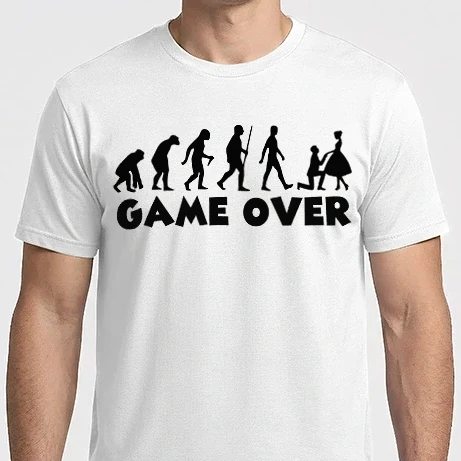 Férfi Imperial póló - Game Over házasság