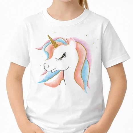 Uniszex gyerek Póló - Unicorni