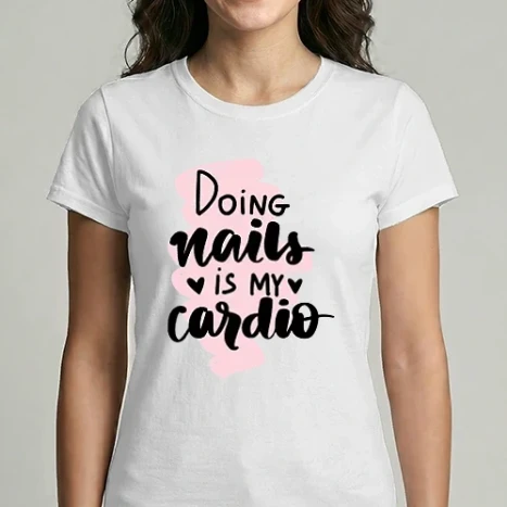 Női Imperial póló - Doing nails is my cardio