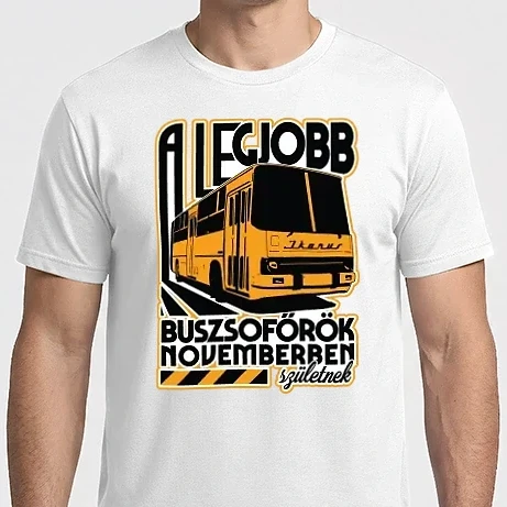 Férfi Imperial póló - Legjobb buszsoffőr drk NOVEMBER