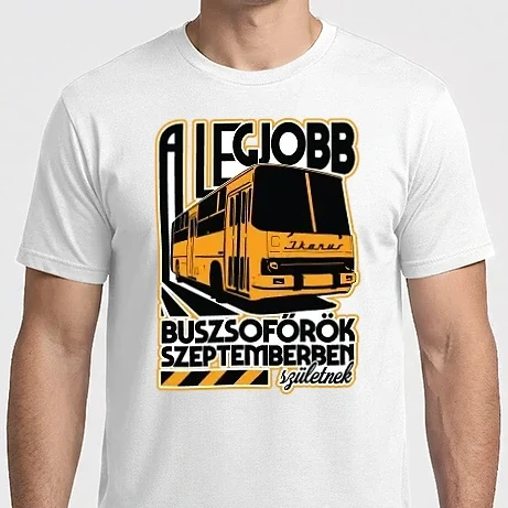 Férfi Imperial póló - Legjobb buszsoffőr drk SZEPTEMBER