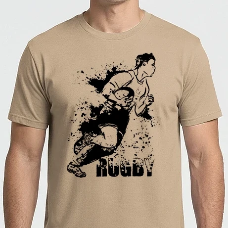 Férfi Imperial póló - Rugby player