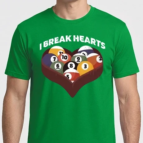 Férfi Imperial póló - I break hearts - Biliárd