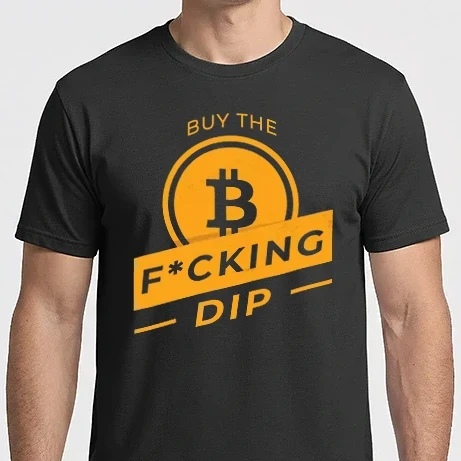 Férfi Imperial póló - Bitcoin - Buy the fucking dip