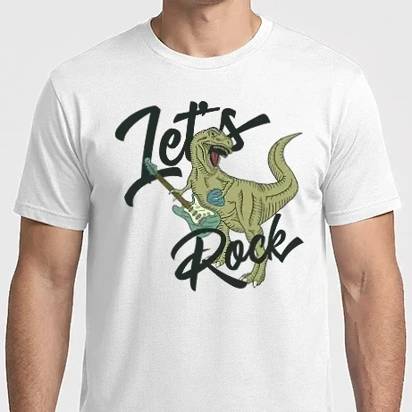 Férfi Imperial póló - T-rex_music_2