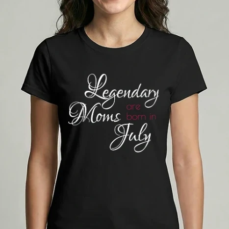 Női Imperial póló - Legendary Moms are born in July