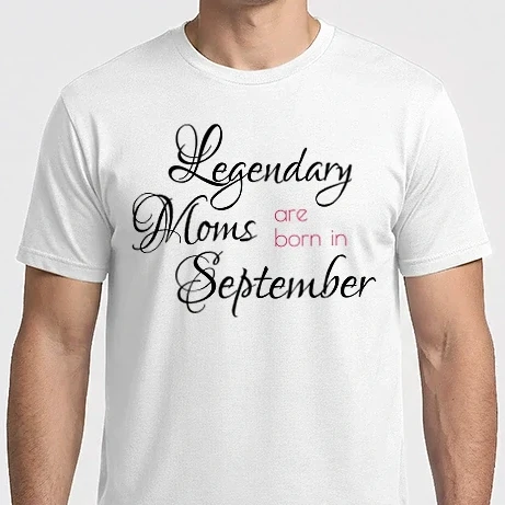 Férfi Imperial póló - Legendary Moms are born in September
