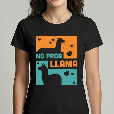Női Imperial póló - No prob-llama