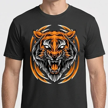 Férfi Imperial póló - Tigris fej