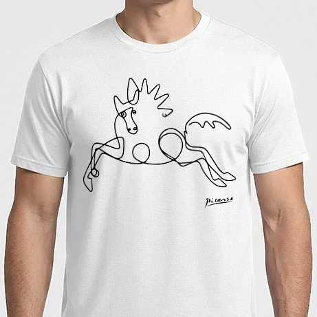 Férfi Imperial póló - Picasso Horse