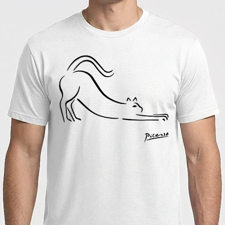 Férfi Imperial póló - Picasso Cat