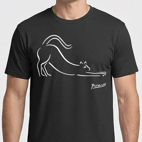 Férfi Imperial póló - Picasso Macska