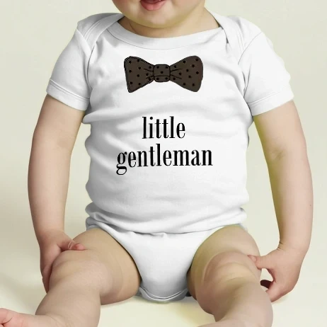 Baba body - Little gentleman - Kis úriember - pólóminta kisfiúknak