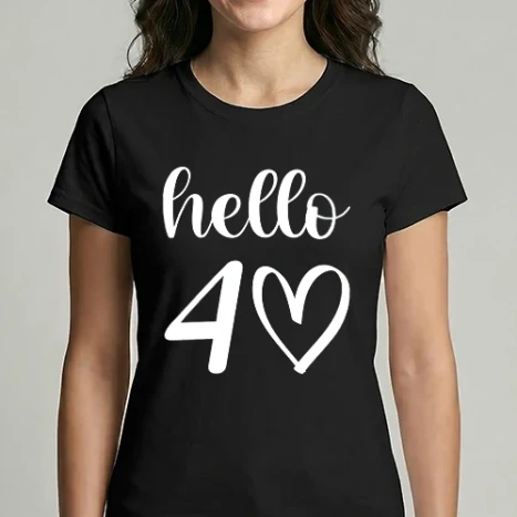 Női Imperial póló - Hello 40 szülinap