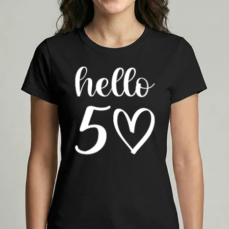 Női Imperial póló - Hello 50 szülinap