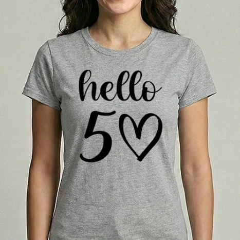 Női Imperial póló - Hello 50 szülinap