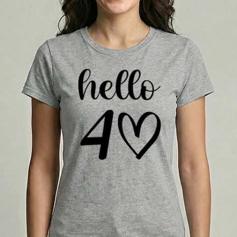 Női Imperial póló - Hello 40 szülinap