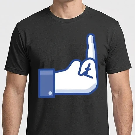 Férfi Imperial póló - fuck facebook