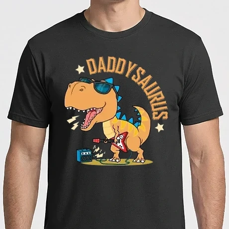 Férfi Imperial póló - Daddy saurus