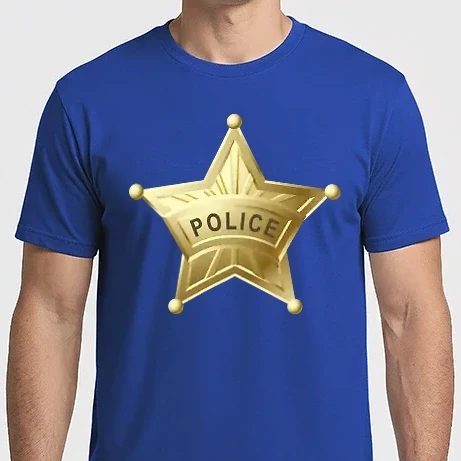 Férfi Imperial póló - Police csillag