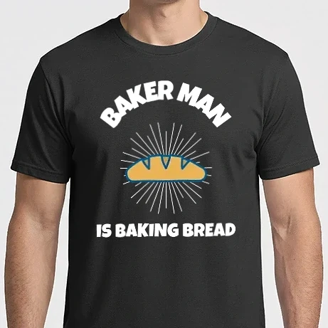 Férfi Imperial póló - BAKER MAN IS BAKING BREAD
