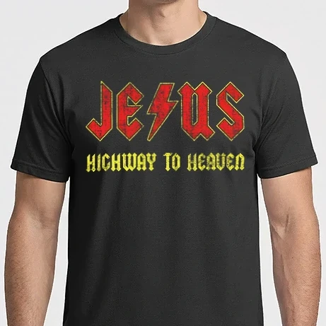 Férfi Imperial póló - JESUS HIGHWAY TO HELL
