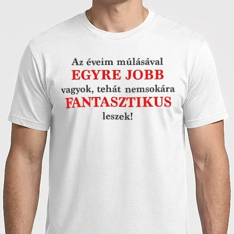 Férfi Imperial póló - Egyre jobb vagyok
