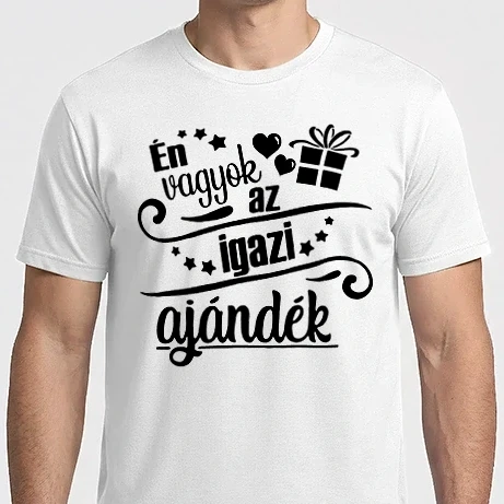 Férfi Imperial póló - Én vagyok az igazi ajándék