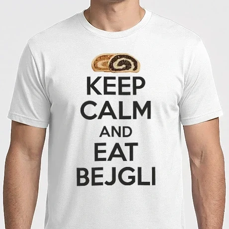 Férfi Imperial póló - Keep calm and eat bejgli