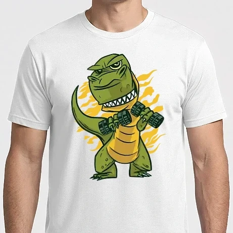 Férfi Imperial póló - Gyúrós T-rex