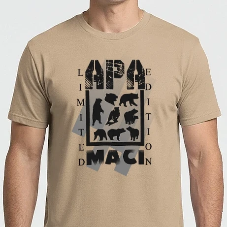 Férfi Imperial póló - apa maci